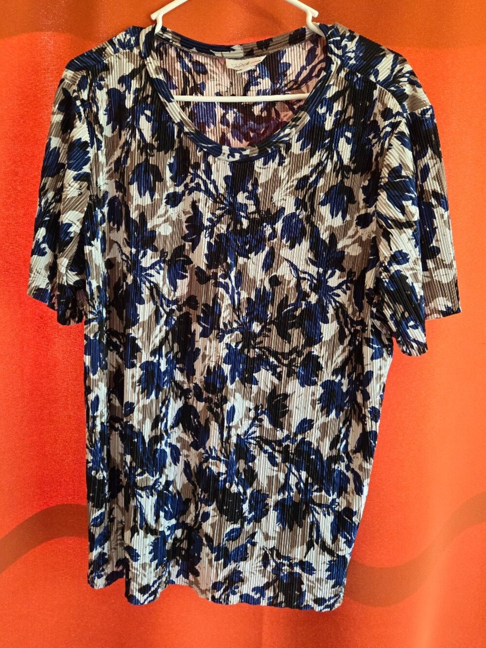Vintage Jaclyn Smith Collection Women's XXL Polyester Short-Sleeve Top
